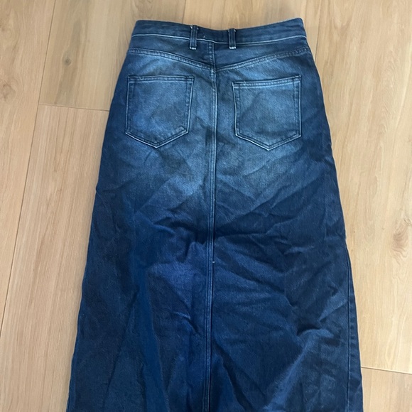 Anthropologie Pilcro Current season denim maxi skirt / size 10 - Picture 3 of 4